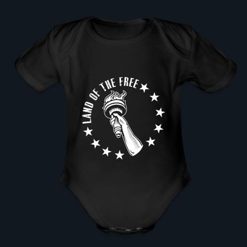 Land of the free - Organic Short Sleeve Baby Bodysuit