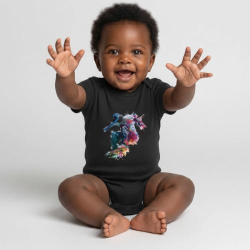 Skateboarding: Ride the Colors - Organic Short Sleeve Baby Bodysuit