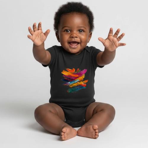 Harmony in Motion - Organic Short Sleeve Baby Bodysuit