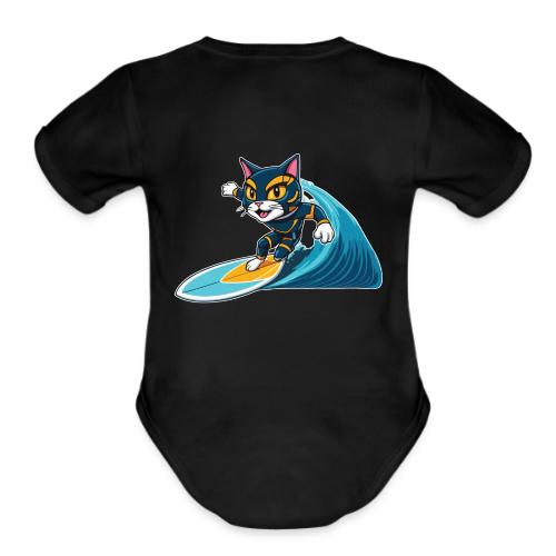 Wavecat Air - Organic Short Sleeve Baby Bodysuit