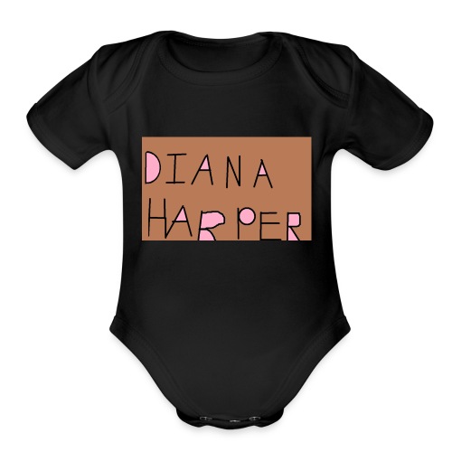 Diana Harper - Organic Short Sleeve Baby Bodysuit