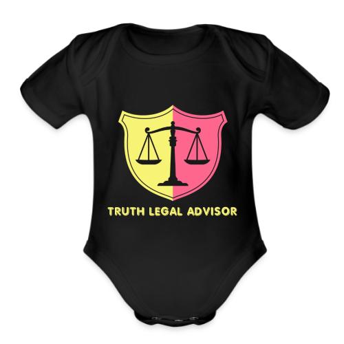 Truth legal advisor. - Organic Short Sleeve Baby Bodysuit