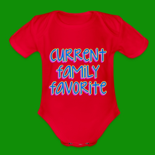 Current Family Favorite - Organic Short Sleeve Baby Bodysuit