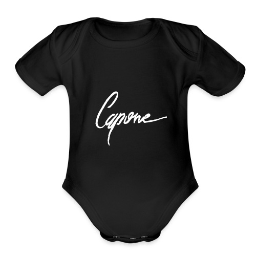 Capore final2 - Organic Short Sleeve Baby Bodysuit