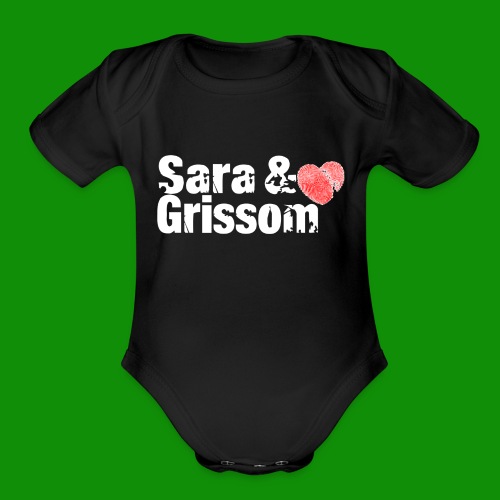SARA & GRISSOM - Organic Short Sleeve Baby Bodysuit