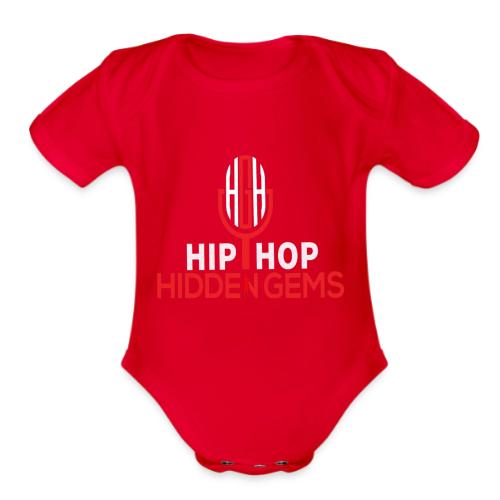 Hip Hop Hidden Gems - Organic Short Sleeve Baby Bodysuit