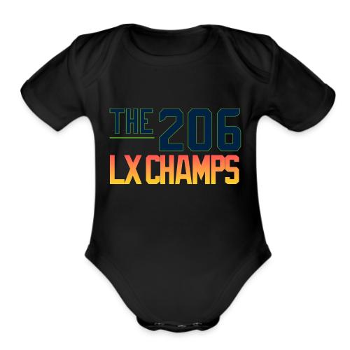THE | 206 - Hometown Heroes Wear - Washington Styl - Organic Short Sleeve Baby Bodysuit