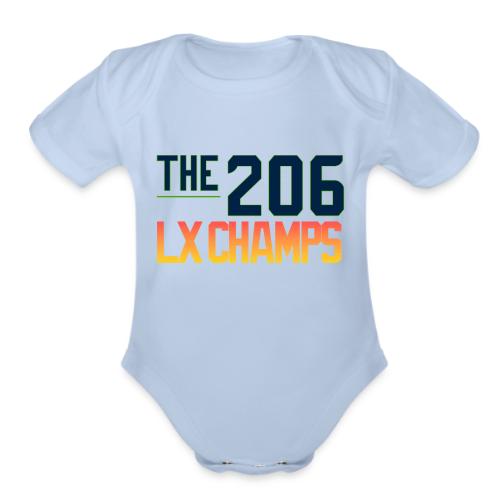 THE | 206 - Hometown Heroes Wear - Washington Styl - Organic Short Sleeve Baby Bodysuit
