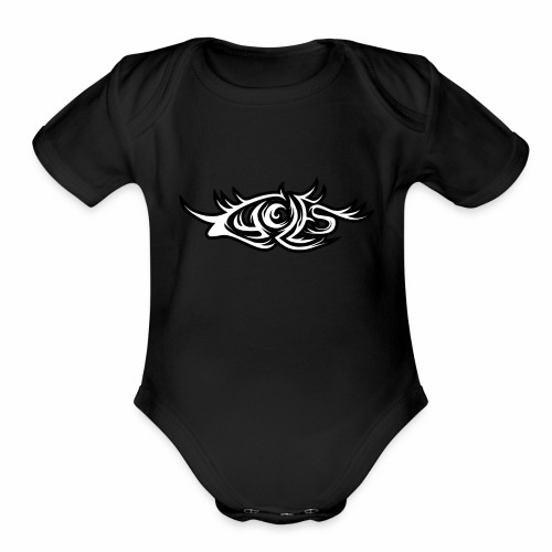 Cycles Heavy Metal Logo - Organic Short Sleeve Baby Bodysuit