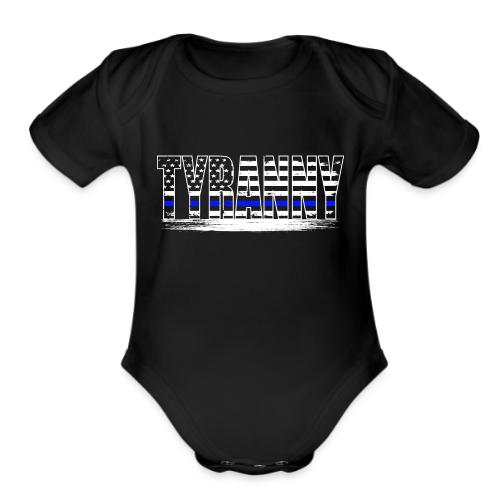 Tyranny Underline - Organic Short Sleeve Baby Bodysuit