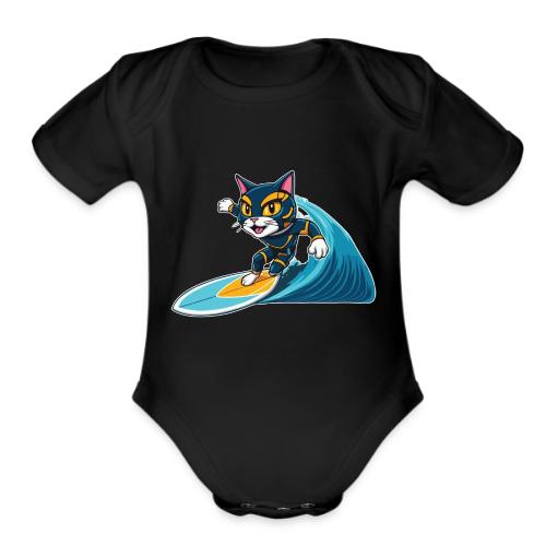 Wavecat Air - Organic Short Sleeve Baby Bodysuit