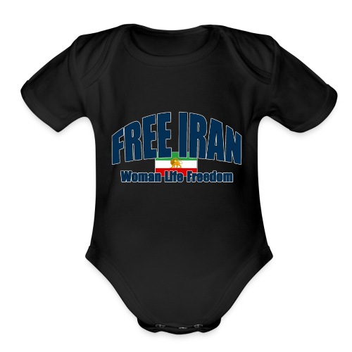 Free Iran Woman Life Freedom - Organic Short Sleeve Baby Bodysuit