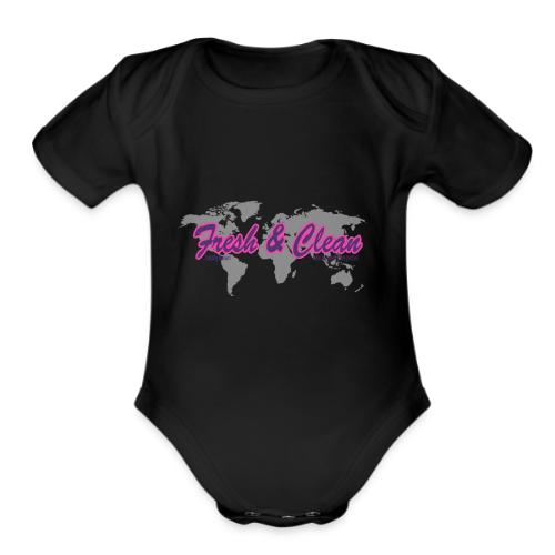 freashandcleanlogoflywadecropped - Organic Short Sleeve Baby Bodysuit