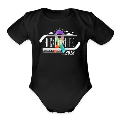 Hockey For Life 2018 - Organic Short Sleeve Baby Bodysuit