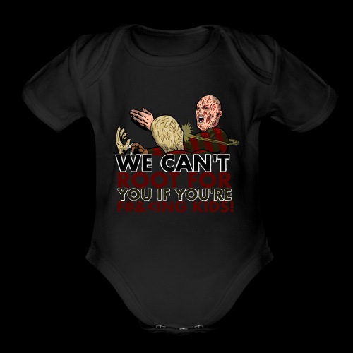 Can't Root - Organic Short Sleeve Baby Bodysuit