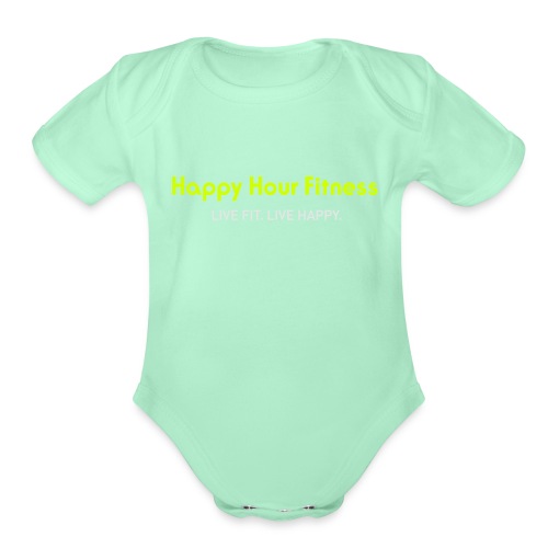 HHF_logotypeandtag - Organic Short Sleeve Baby Bodysuit