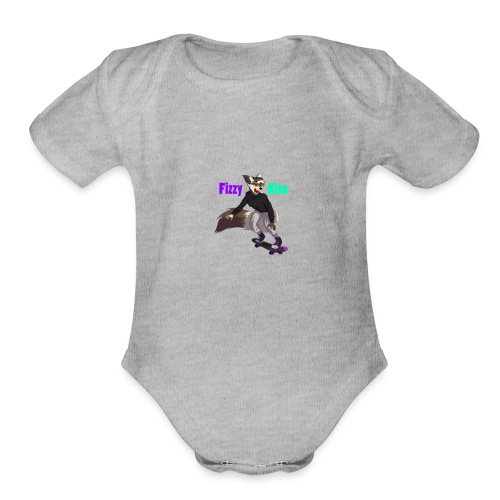 FizzyKins Design #1 - Organic Short Sleeve Baby Bodysuit