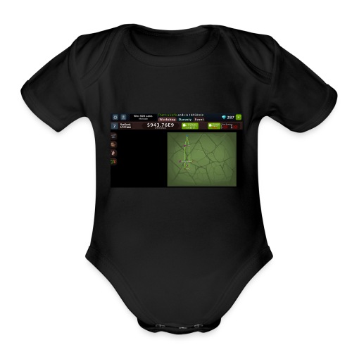 Now that's a knife - Organic Short Sleeve Baby Bodysuit