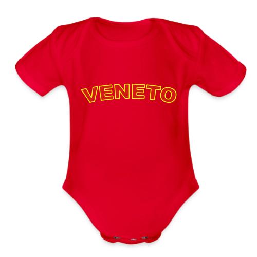 veneto_2_color - Organic Short Sleeve Baby Bodysuit