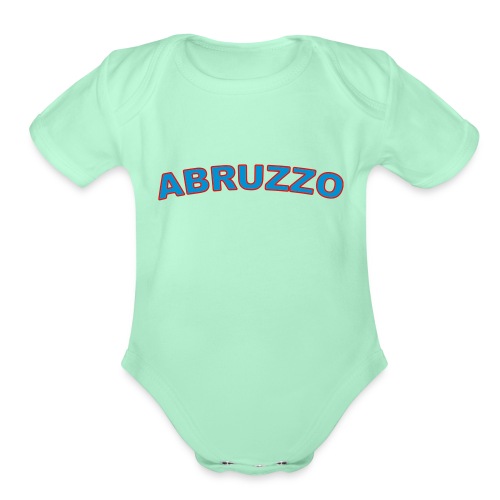 abruzzo_2_color - Organic Short Sleeve Baby Bodysuit