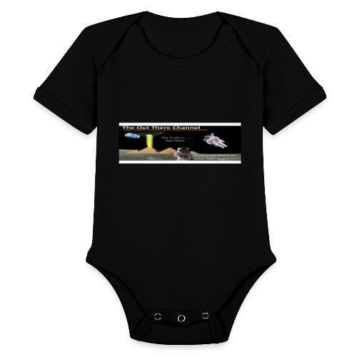 UFO Pyramids TheOutThereChannel ver 2017 - Organic Short Sleeve Baby Bodysuit