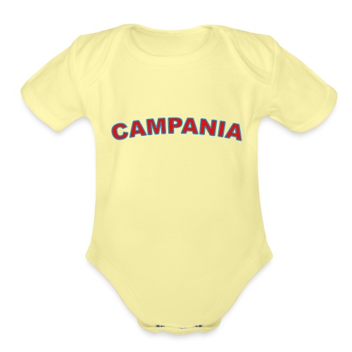 campania_2_color - Organic Short Sleeve Baby Bodysuit