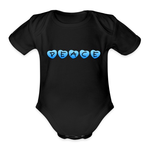 Peace 22 - Organic Short Sleeve Baby Bodysuit