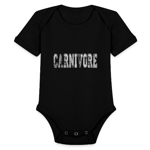 Carnivore - Organic Short Sleeve Baby Bodysuit
