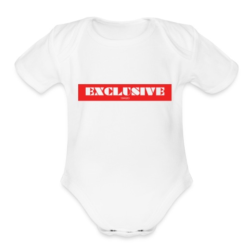 exclusive - Organic Short Sleeve Baby Bodysuit