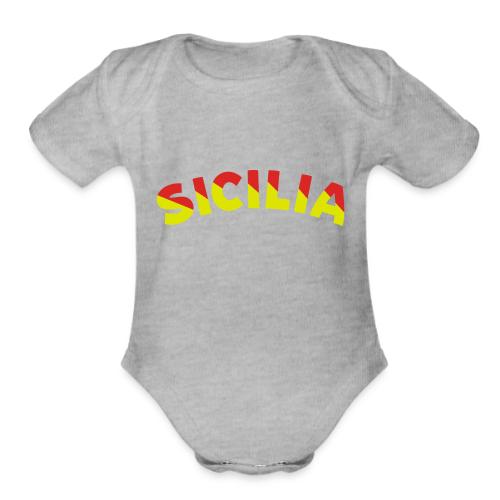 SICILIA - Organic Short Sleeve Baby Bodysuit