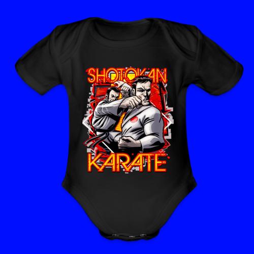 Shotokan Karate shirt - Organic Short Sleeve Baby Bodysuit