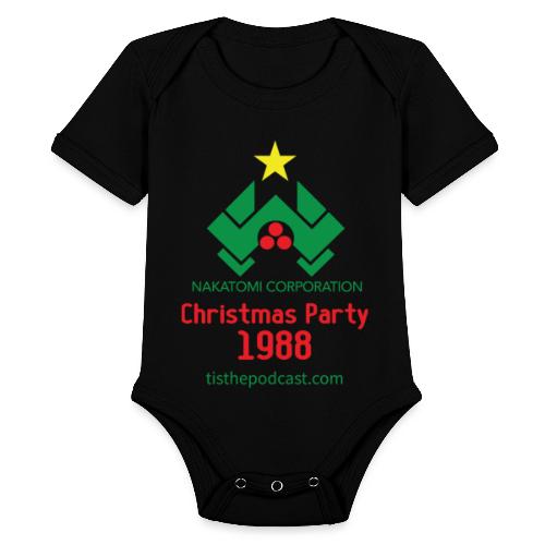 Nakatomi Christmas Party 1988 - Organic Short Sleeve Baby Bodysuit