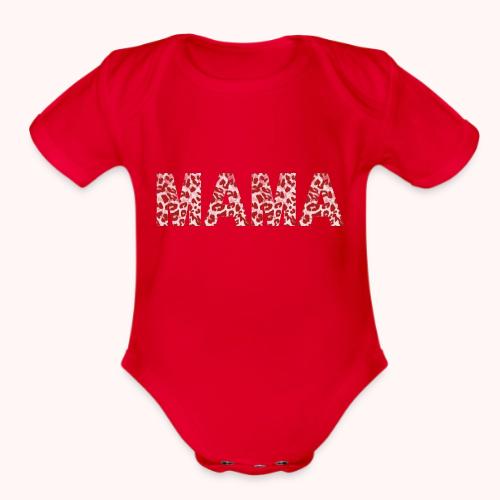 mama - Organic Short Sleeve Baby Bodysuit