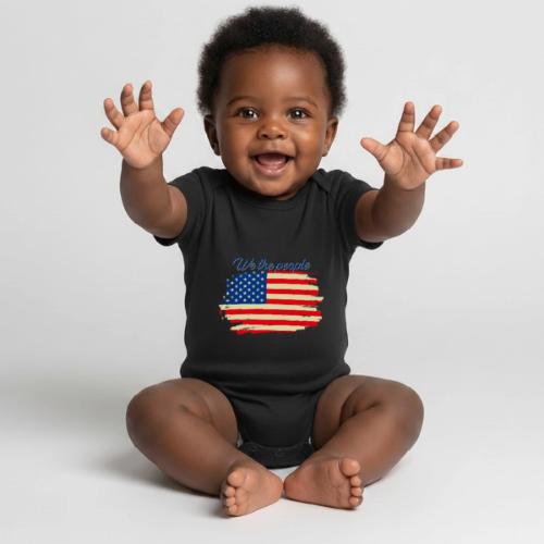 We the People - Organic Short Sleeve Baby Bodysuit