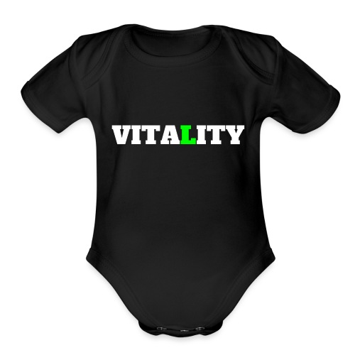 VITALITY - Organic Short Sleeve Baby Bodysuit
