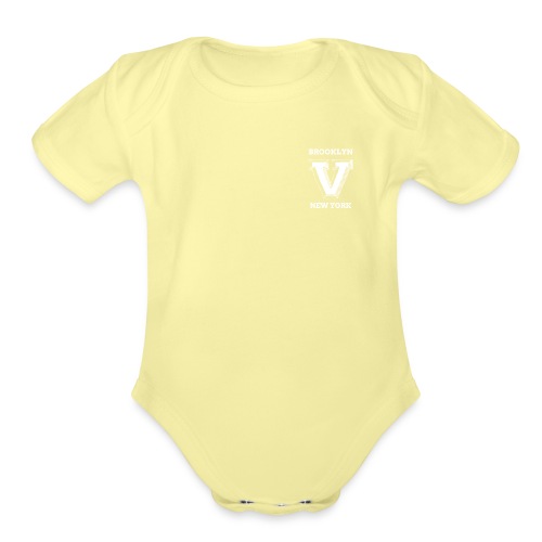 pocket - Organic Short Sleeve Baby Bodysuit