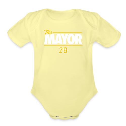 The Mayor - Organic Short Sleeve Baby Bodysuit