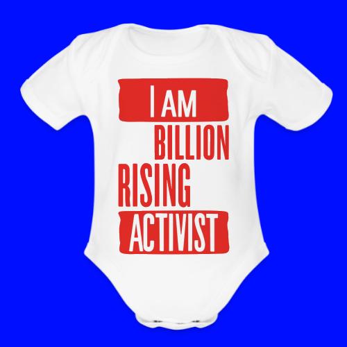 One Billion Rising Italy - Organic Short Sleeve Baby Bodysuit