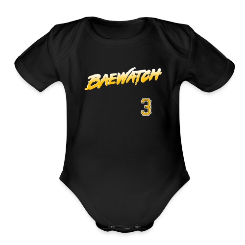 Baewatch 3 - Organic Short Sleeve Baby Bodysuit