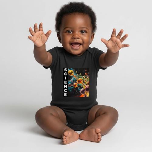 Molecular Science - Organic Short Sleeve Baby Bodysuit