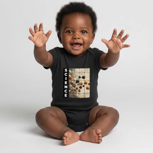 Science in Structure - Organic Short Sleeve Baby Bodysuit