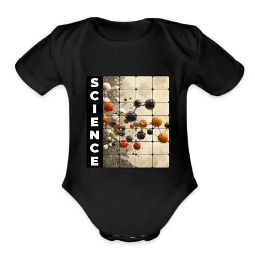 Science in Structure - Organic Short Sleeve Baby Bodysuit