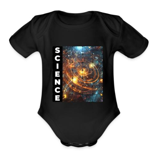 Golden Core of Science - Organic Short Sleeve Baby Bodysuit