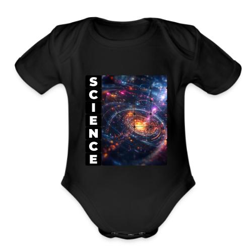 Science Spiral - Organic Short Sleeve Baby Bodysuit