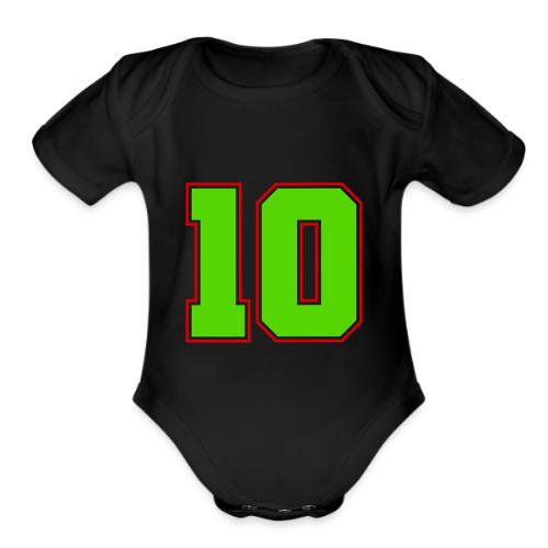 The Magic Number 10 - Organic Short Sleeve Baby Bodysuit