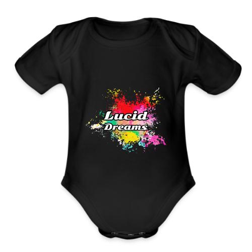 Lucid Dreams - Organic Short Sleeve Baby Bodysuit