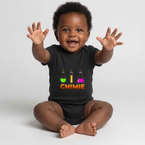 Chemistry: Moving Elements - Organic Short Sleeve Baby Bodysuit