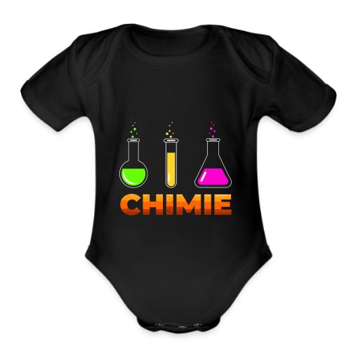 Chemistry: Moving Elements - Organic Short Sleeve Baby Bodysuit