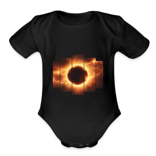 Eclipse Beyond Worlds - Organic Short Sleeve Baby Bodysuit