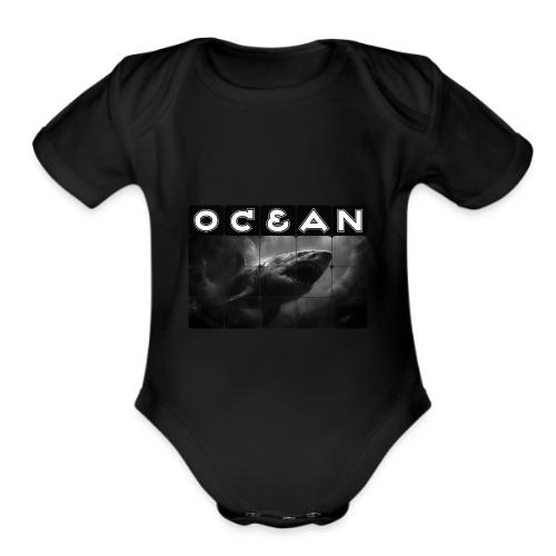 Ocean: Abyssal Terror - Organic Short Sleeve Baby Bodysuit
